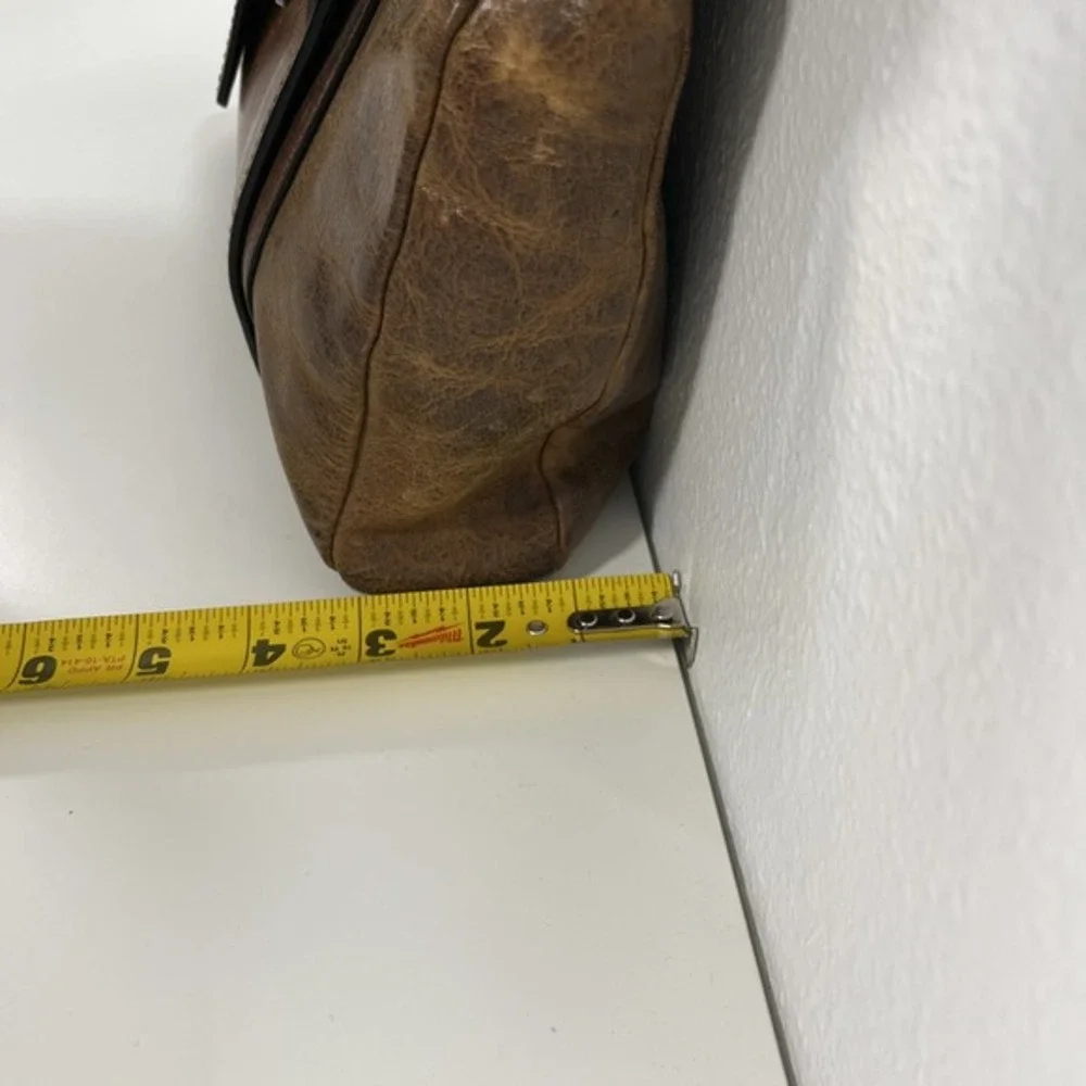 Ellington‎ Brown Leather Tote Bag with Front Pocket